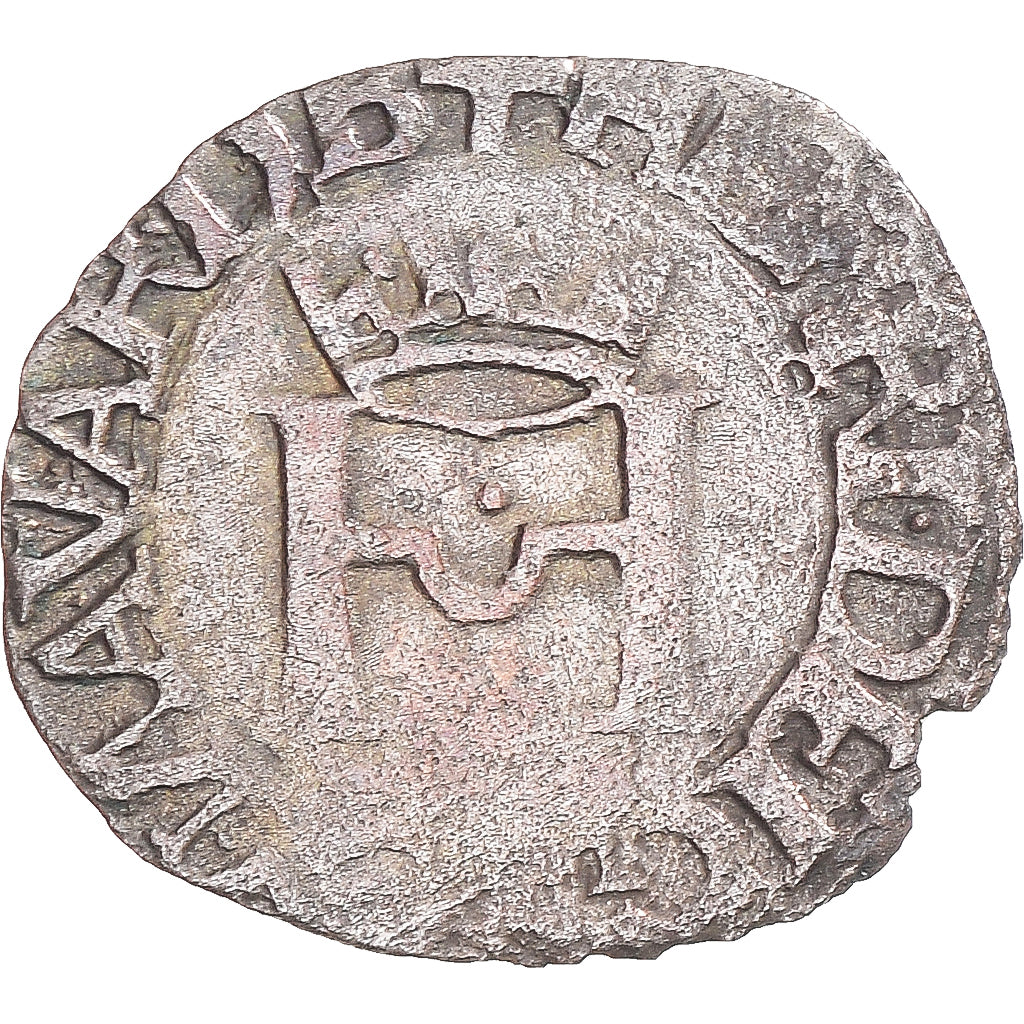Moneta, Francja, Henri d'Albret, Liard, après 1541, EF(40-45), Bilon