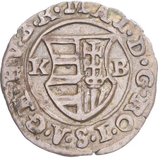 Coin, Hungary, Ferdinand II, Denar, 1618, Kremnitz, AU(50-53), Silver