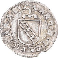 Moneta, Francja, LORRAINE, Charles III, 1/2 sol carolus, ca. 1575-1581, Nancy