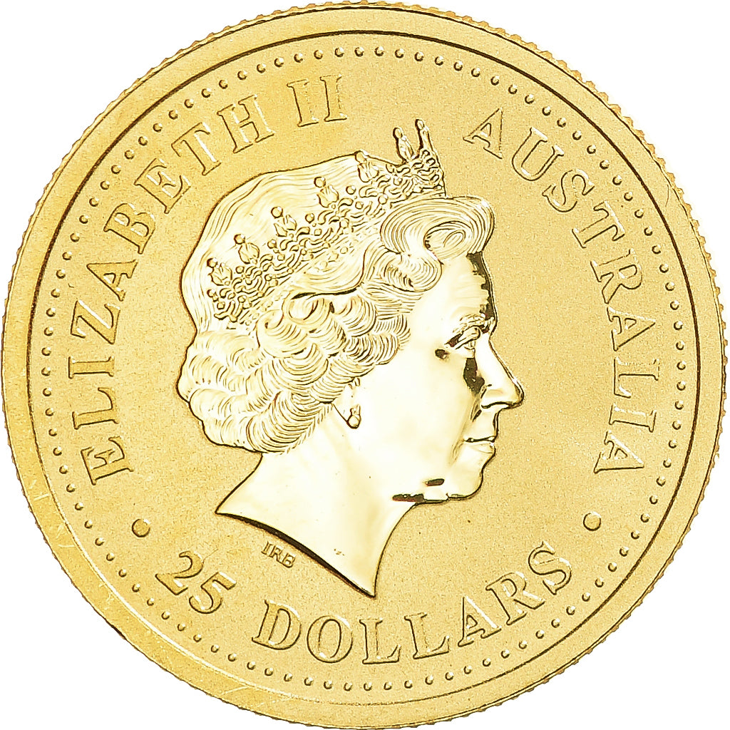 Munten, Australië, Elizabeth II, Australian Nugget, 25 Dollars, 2001, Perth
