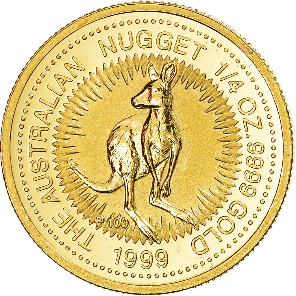 Monnaie, Australie, Elizabeth II, Australian Nugget, 25 Dollars, 1999, Perth