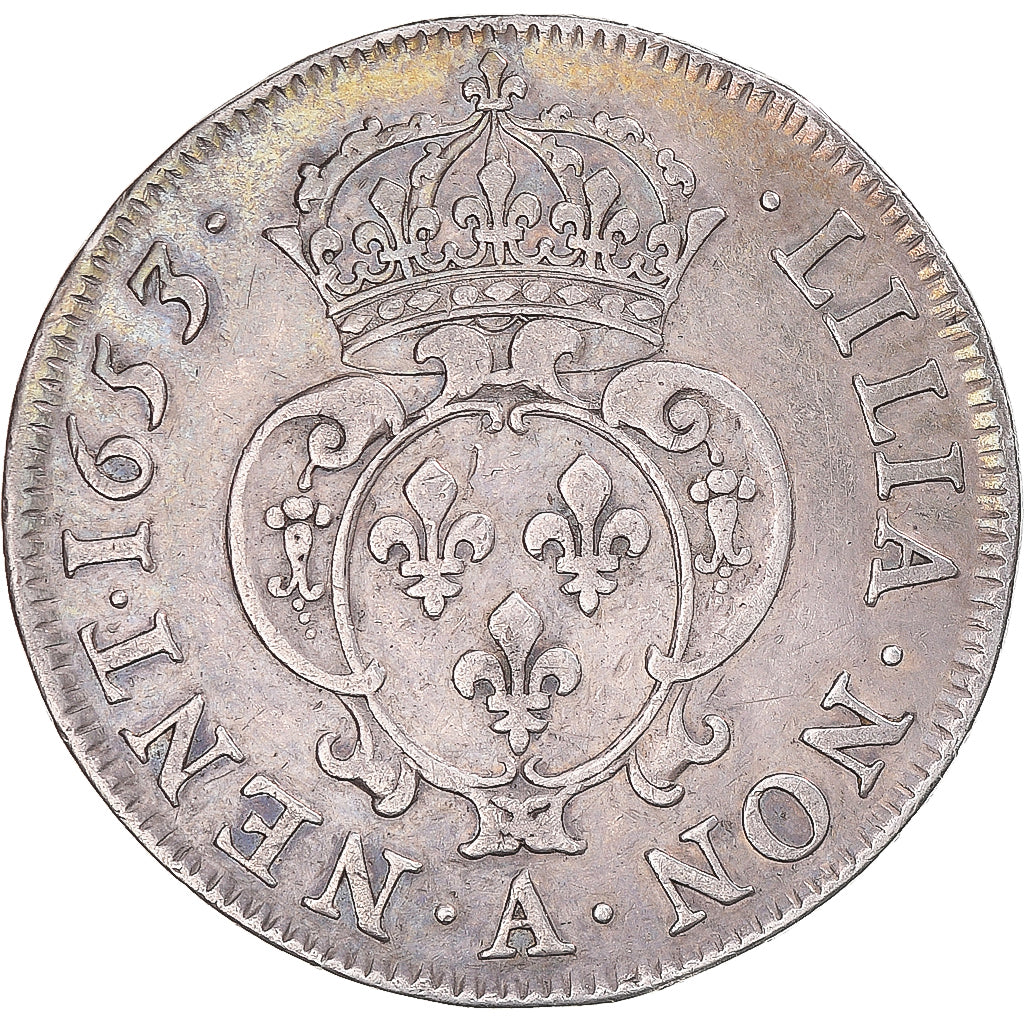 Coin, France, Louis XIV, lis d'argent, 1653, Paris, ESSAI, EF(40-45), Silver