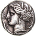 Moneda, Sicily, Tetradrachm, ca. 350-300 BC, Lilybaion, BC+, Plata, Sear:6435