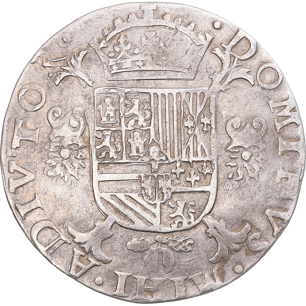 Moneta, Paesi Bassi Spagnoli, Gueldre, Philip II, 1/2 Ecu, 1563, Nimègue, MB+