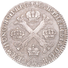 Monnaie, Pays-Bas autrichiens, Maria Theresa, 1/2 Kronenthaler, 1767, Bruxelles