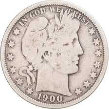 Coin, United States, Barber Half Dollar, 1900, U.S. Mint, New Orleans