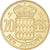 Münze, Monaco, Rainier III, 20 Francs, 1950, Paris, ESSAI, VZ, Cupro-Aluminium