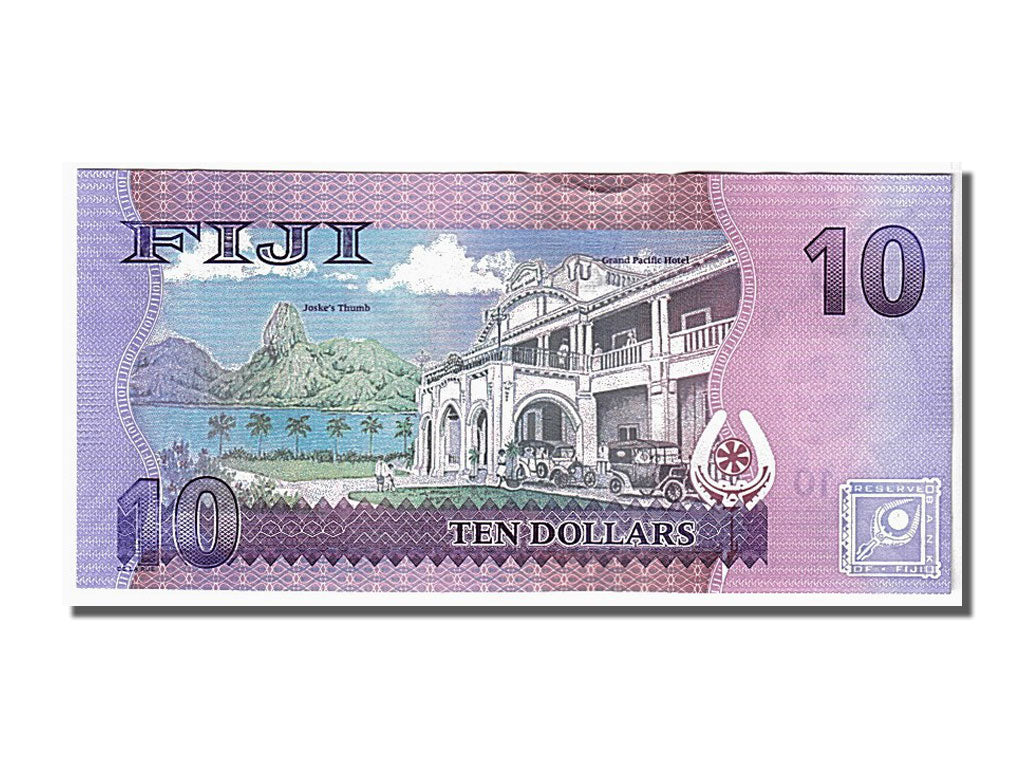 Banknote, Fiji, 10 Dollars, 2013, KM:116, UNC(65-70)