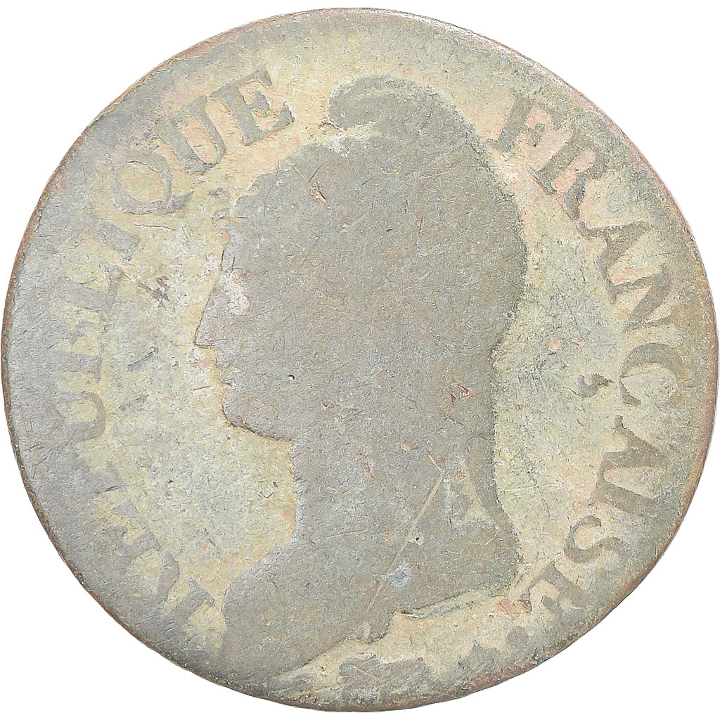Münze, Frankreich, Dupré, 5 Centimes, AN 5, SGE+, Kupfer, Gadoury:126