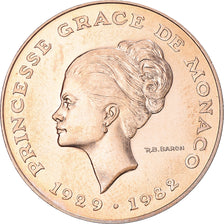 Coin, Monaco, Rainier III, Princesse Grace, 10 Francs, 1982, Paris, ESSAI