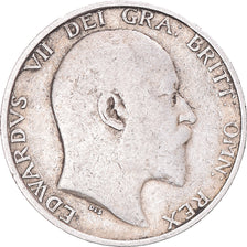 Monnaie, Royaume-Uni, Edward VII, Shilling, 1910, Londres, TB+, Argent