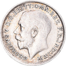 Coin, United Kingdom, George V, 3 Pence, 1912, London, AU(50-53), Silver