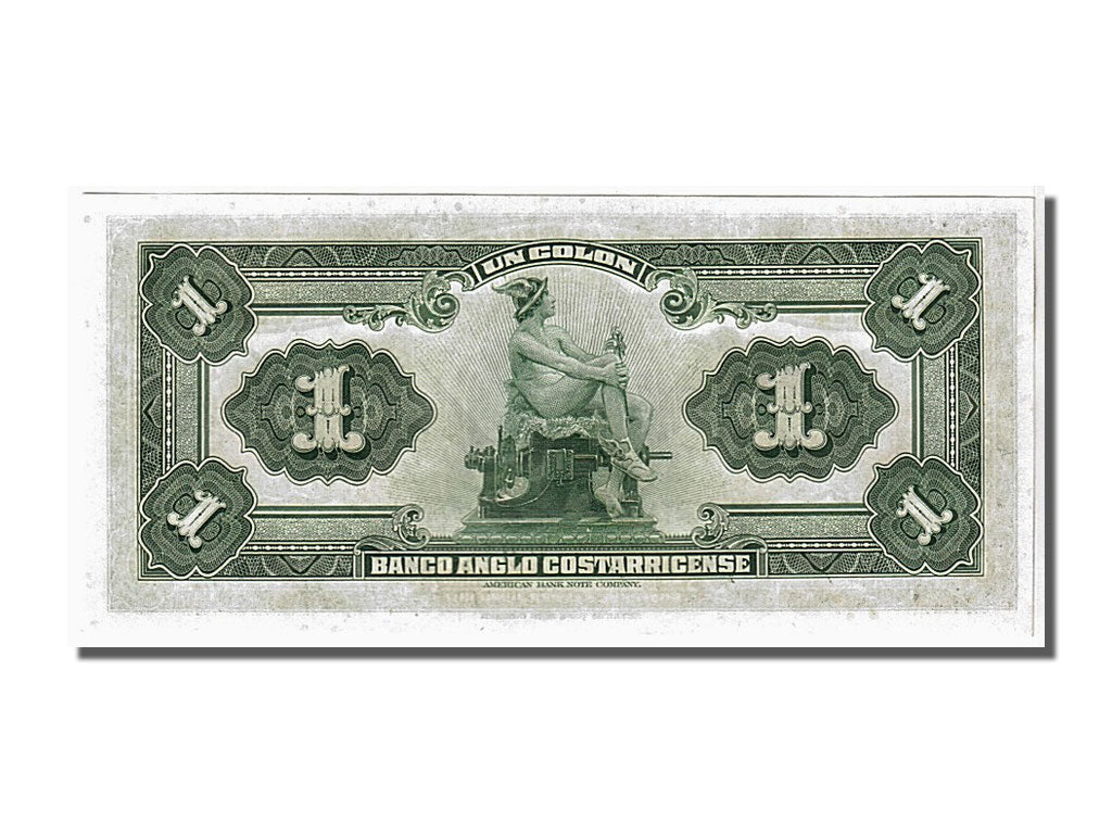 Banknote, Costa Rica, 1 Colon, 1917, KM:S121r, UNC(65-70)