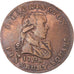 Reino Unido, Halfpenny Token, J. Lackington, 1795, MBC, Cobre