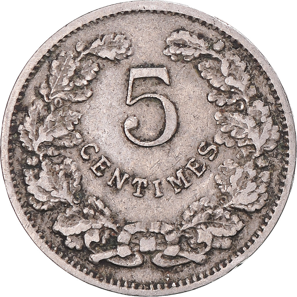Monnaie, Luxembourg, William IV, 5 Centimes, 1908, TTB, Cupro-nickel
