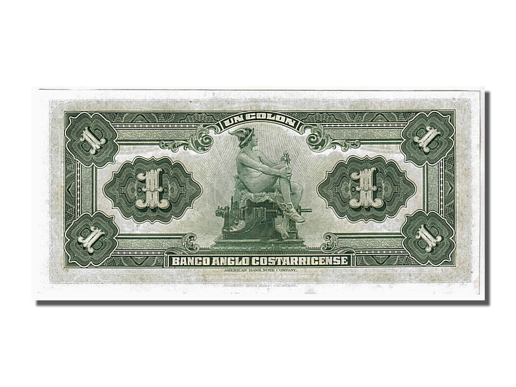 Billete, 1 Colon, 1917, Costa Rica, KM:S121r, UNC