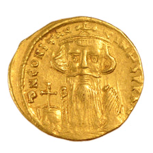 Constans II 641-668, Solidus, Constantinople, AU(50-53), Gold, 4.40