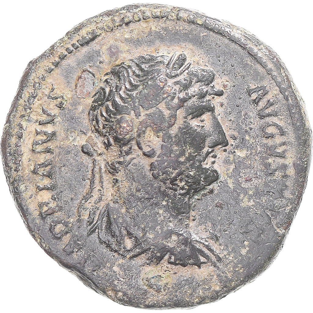 Münze, Hadrian, As, 124-125, Rome, S+, Bronze, RIC:757