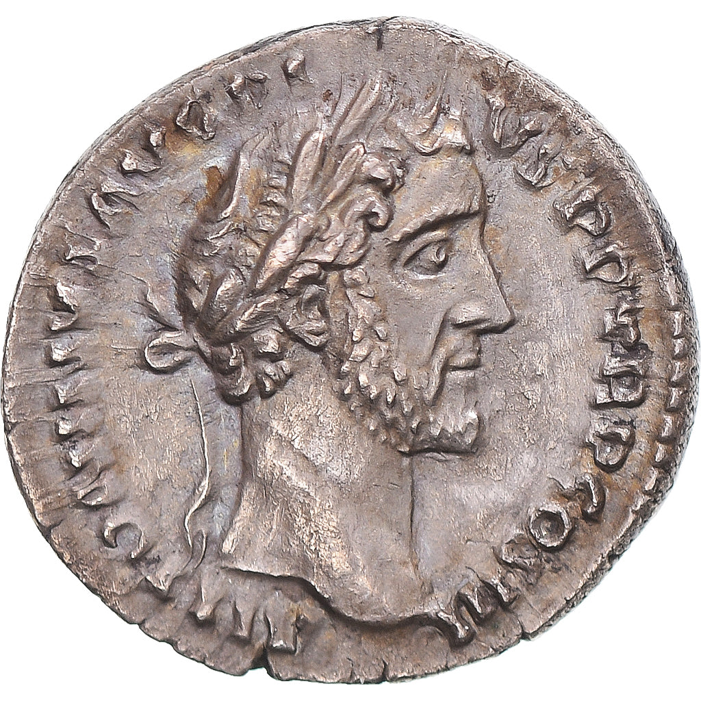 Moneta, Antoninus Pius, with Marcus Aurelius (as Caesar), Denarius, 140, Rome