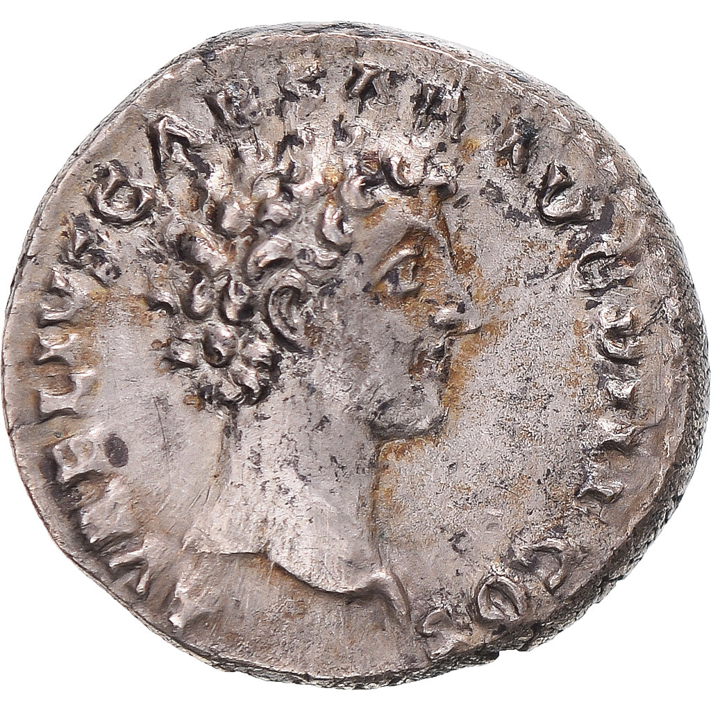 Moneta, Antoninus Pius, with Marcus Aurelius (as Caesar), Denarius, 140, Rome