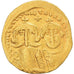 Moeda, Heraclius, with Heraclius Constantine, Solidus, 629-631, Constantinople