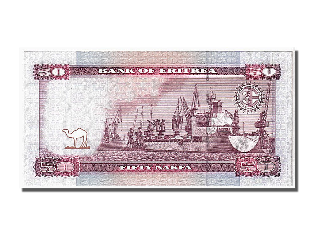 Billete, 50 Nakfa, 2004, Eritrea, KM:7, UNC