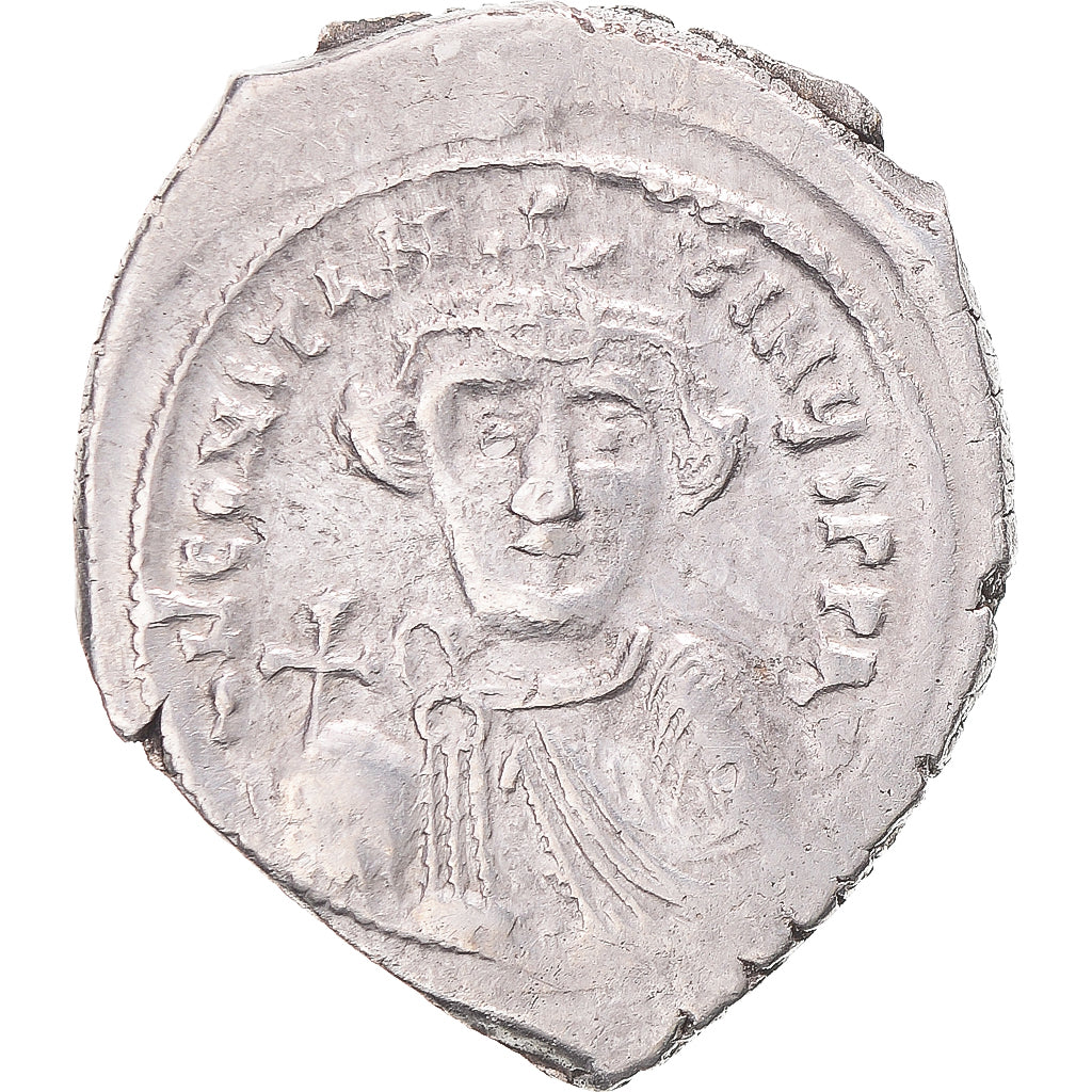 Coin, Constans II, Hexagram, 641-647, Constantinople, AU(50-53), Silver