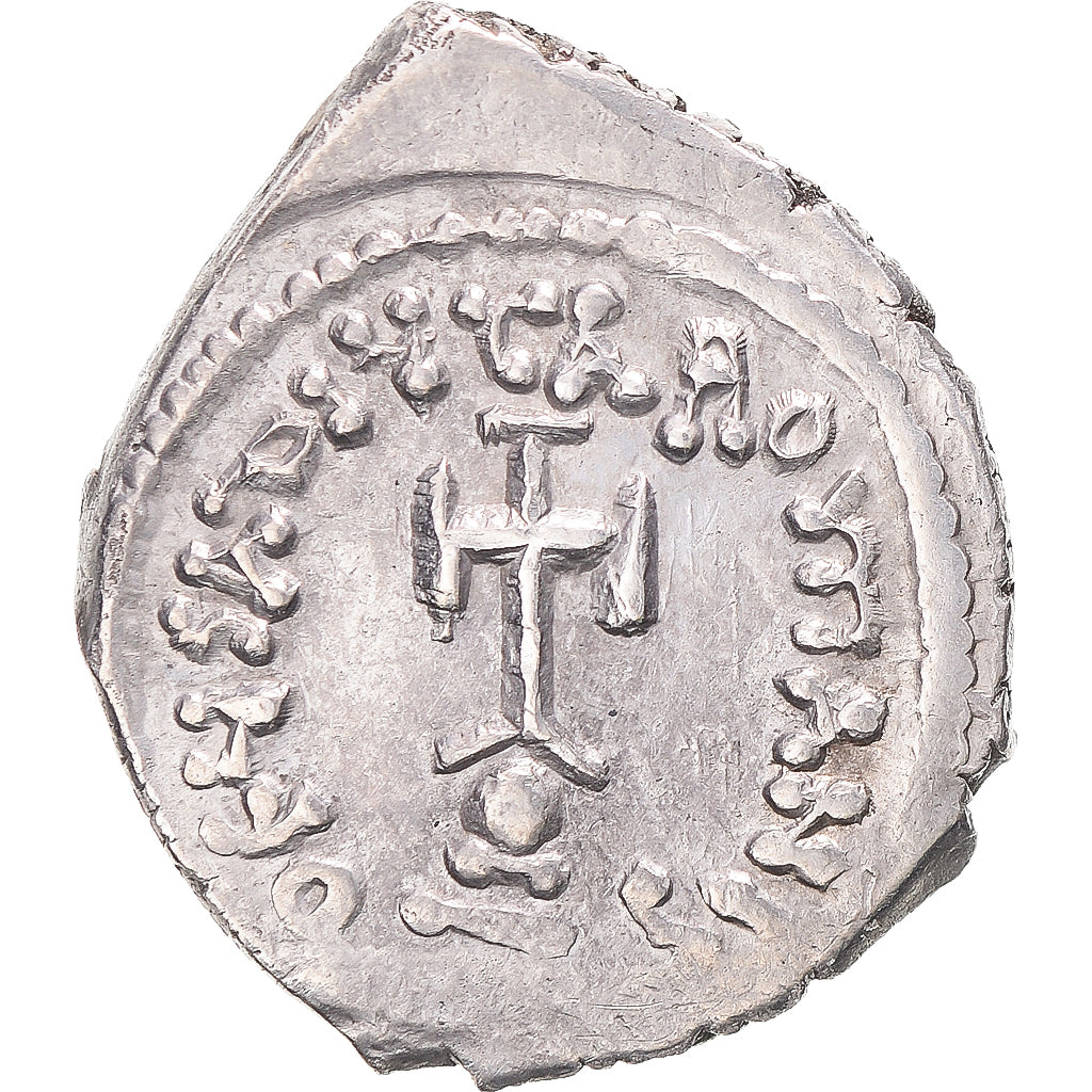 Coin, Constans II, Hexagram, 641-647, Constantinople, AU(50-53), Silver