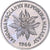 Moneta, Madagascar, 5 Francs, 1966, Paris, PRÓBA, MS(65-70), Stal nierdzewna