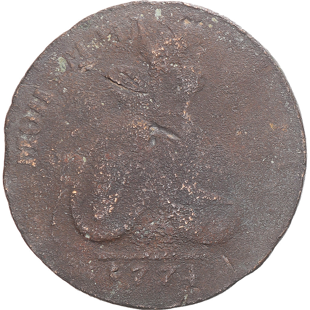 Coin, MOLDAVIA & WALLACHEA, 2 Para 3 Kopeck, 1774, VG(8-10), Bronze, KM:3