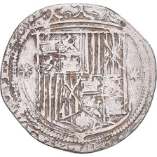 Coin, Spain, Ferdinand & Isabella, Real, Seville, VF(30-35), Silver