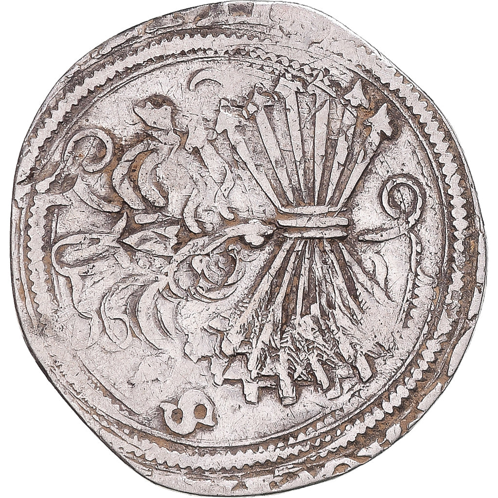 Coin, Spain, Ferdinand & Isabella, Real, Seville, VF(30-35), Silver