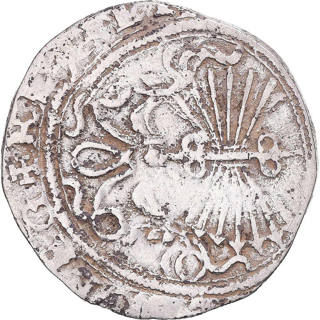 Coin, Spain, Ferdinand & Isabella, Real, Seville, VF(30-35), Silver