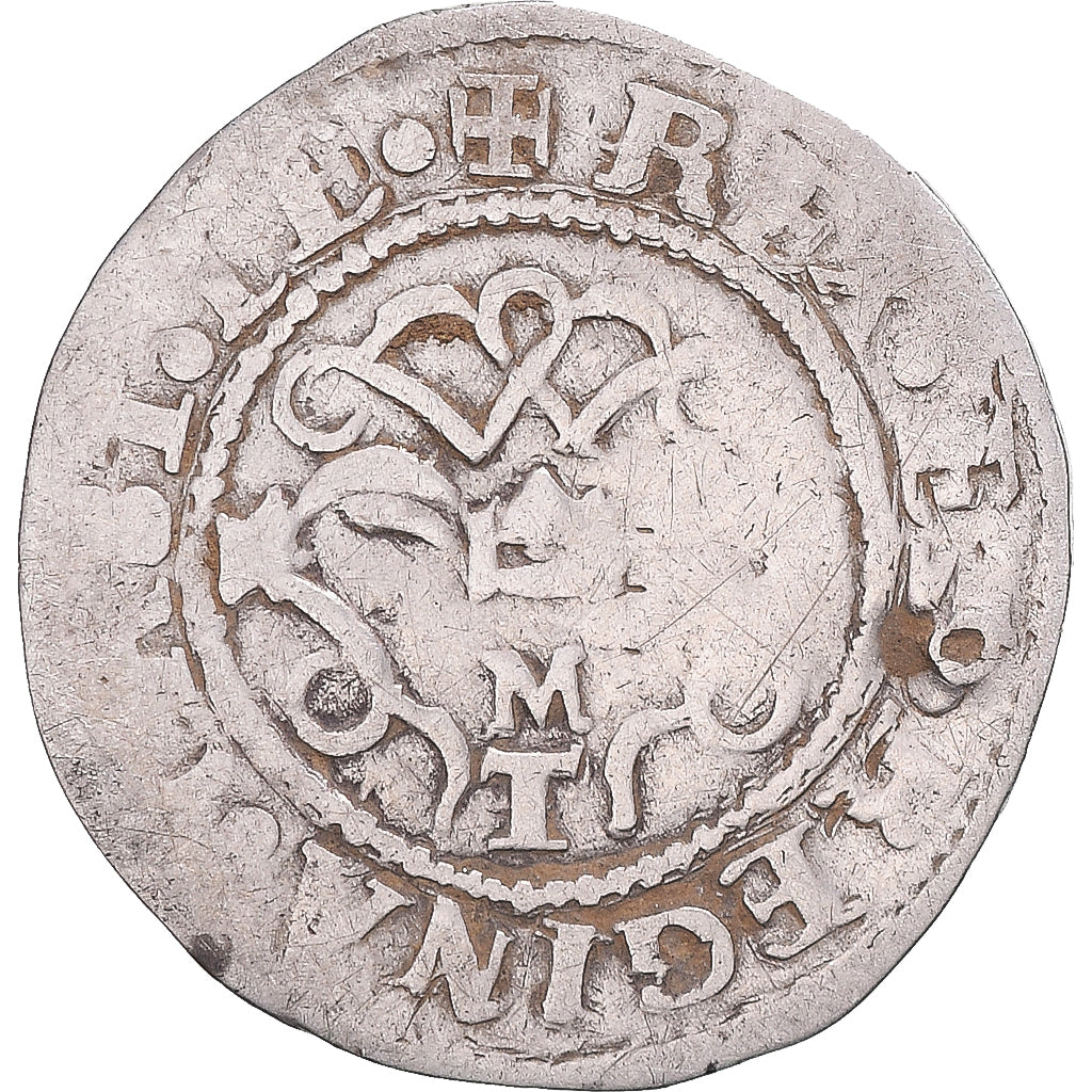 Coin, Spain, Ferdinand & Isabella, 1/2 Réal, Toledo, VF(20-25), Silver