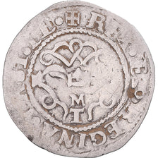 Coin, Spain, Ferdinand & Isabella, 1/2 Réal, Toledo, VF(20-25), Silver