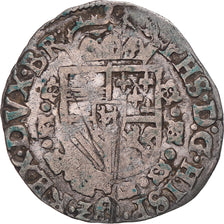 Coin, Spanish Netherlands, Philip II, 1/20 Ecu, 1571, Maastricht, VF(30-35)