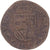 Moneda, Países Bajos españoles, Philip II, Liard, 1583, Maastricht, BC+, Cobre