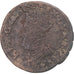 Moneda, Países Bajos españoles, Philip II, Liard, 1587, Maastricht, BC+, Cobre