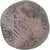 Moneda, Países Bajos españoles, Philip II, Liard, 1590, Maastricht, BC+, Cobre