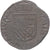 Moneda, Países Bajos españoles, Philip II, Liard, 1591, Maastricht, BC+, Cobre