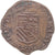 Moneda, Países Bajos españoles, Philip II, Liard, 1591, Maastricht, MBC, Cobre