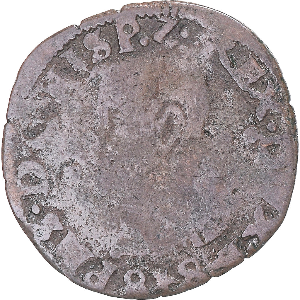 Moeda, Países Baixos Espanhóis, Philip II, Gigot, 1588, Maastricht, VF(20-25)