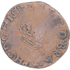 Coin, Spanish Netherlands, Philip II, Double Courte, Maastricht, VF(20-25)
