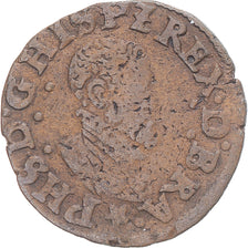 Coin, Spanish Netherlands, Philip II, Double Courte, Maastricht, VF(30-35)