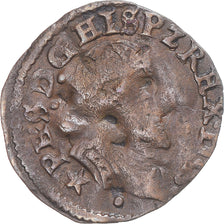 Coin, Spanish Netherlands, Philip II, Courte, Maastricht, F(12-15), Copper