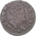 Coin, Spanish Netherlands, Philip II, Courte, Maastricht, VF(30-35), Copper