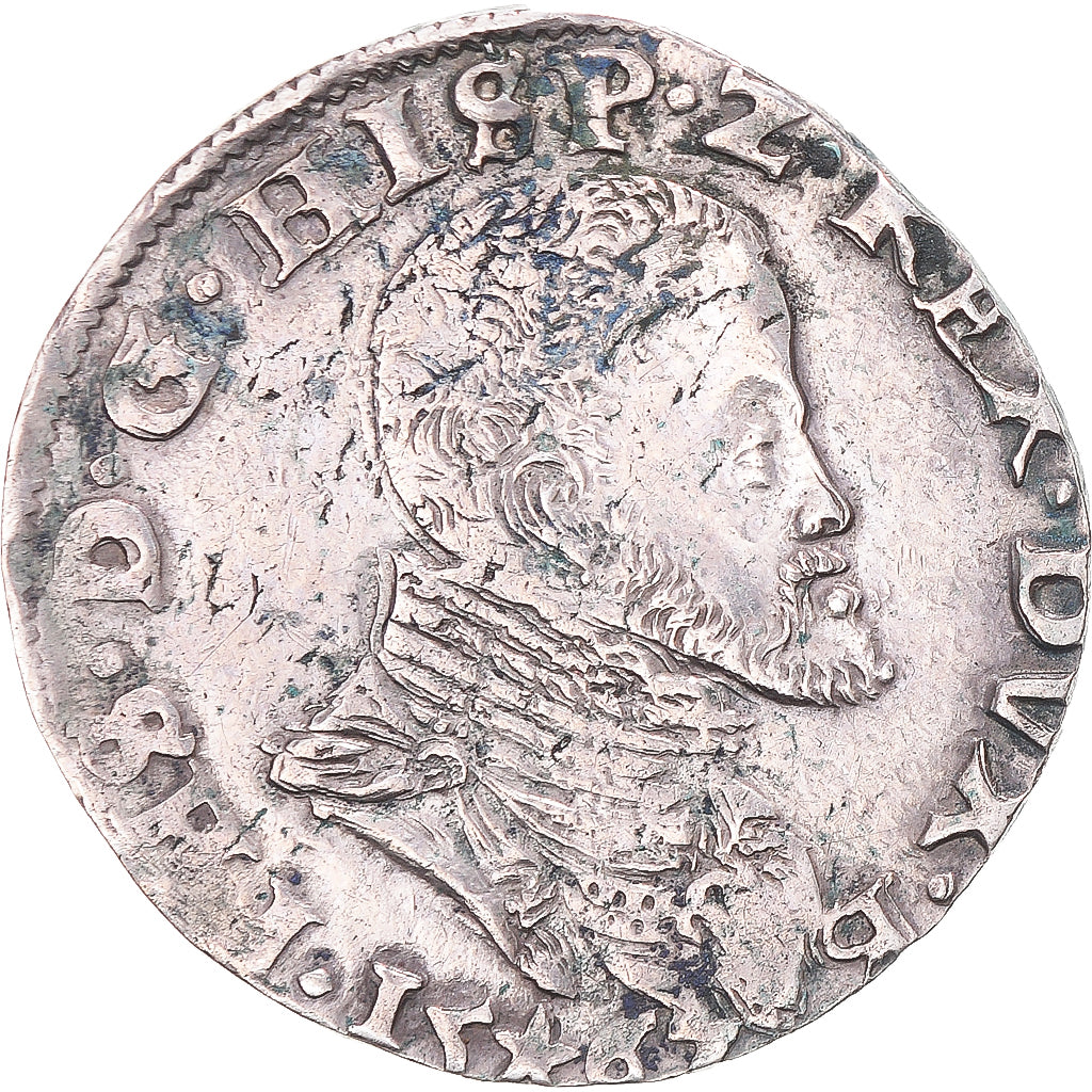 Coin, Spanish Netherlands, BRABANT, Philip II, 1/5 Ecu, 1567, Maastricht