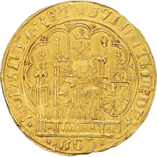Coin, Netherlands, Comté de Hollande, Guillaume VI de Bavière, Chaise d'or