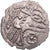 Moeda, Gaule Belgique, quinaire lamellaire, 1st century BC, Picardie, AU(55-58)
