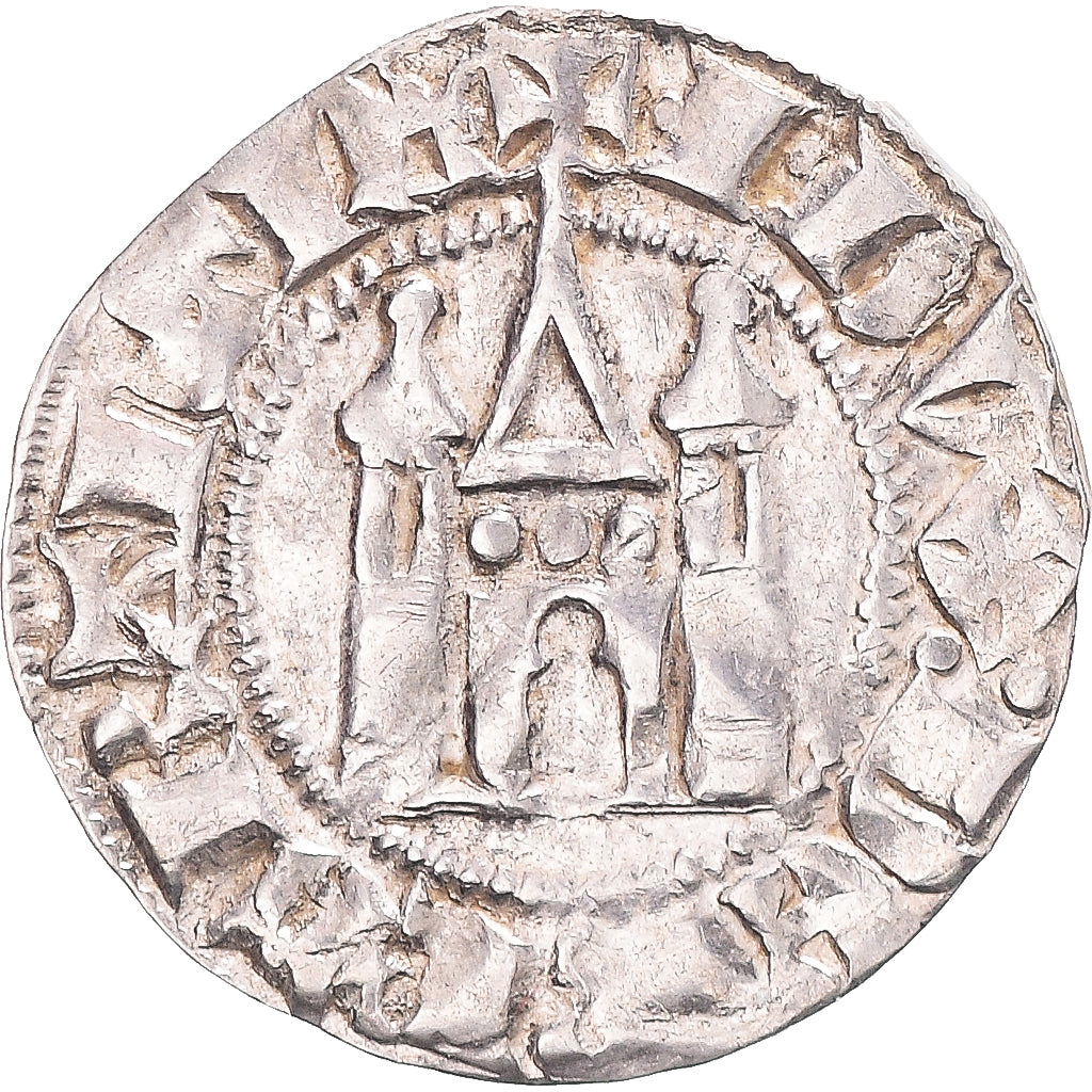 Coin, Netherlands, BRABANT, Jean III, esterlin au châtel brabançon